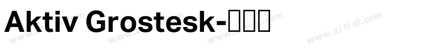 Aktiv Grostesk字体转换 Aktiv Grostesk字体转换